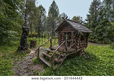 the rain over the house of trolls in the Russian wood went three days and three nights