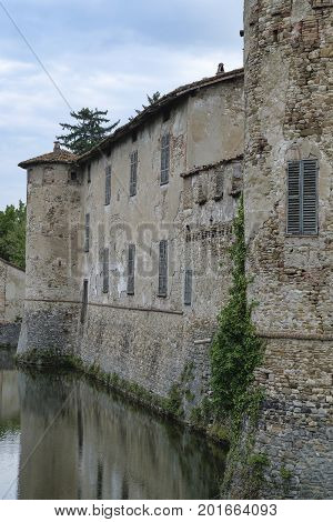 Lisignano (Piacenza Emilia Romagna Italy): the historic castle near Agazzano