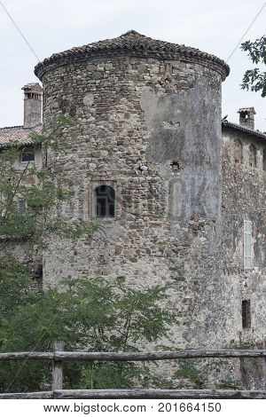 Lisignano (Piacenza Emilia Romagna Italy): the historic castle near Agazzano