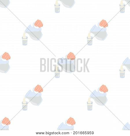 Dairy product in a jug. Food single icon in cartoon style vector symbol stock illustration .