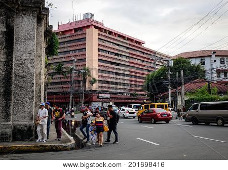 Intramuros District In Manila, Philippines