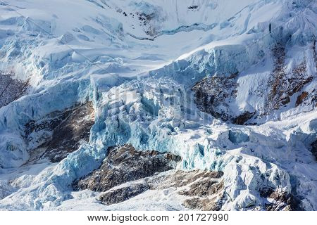 Beautiful mountains landscapes in Cordillera Huayhuash, Peru, South America