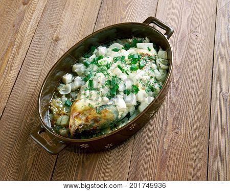 Baked Fish In Tatar