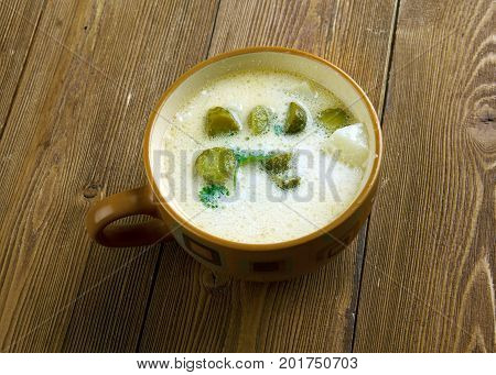 Czech Potato  Pickle Soup