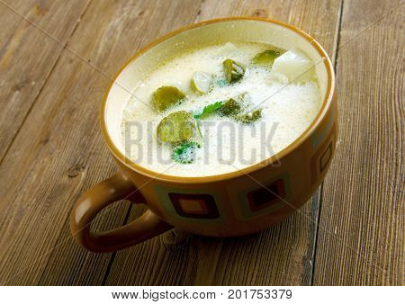 Czech Potato  Pickle Soup