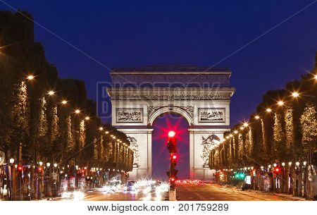 The Triumphal Arch is one of the most famous monuments in Paris. It honors those who fought and died for France.