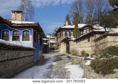 KOPRIVSHTITSA, BULGARIA - DECEMBER 13, 2013: Todor Kableshkov House Museum in historical town of Koprivshtitsa, Sofia Region, Bulgaria