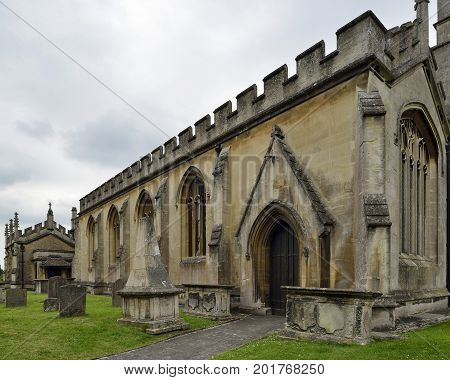 St. Andrews Church  Table Tombs Chippenham Wiltshire