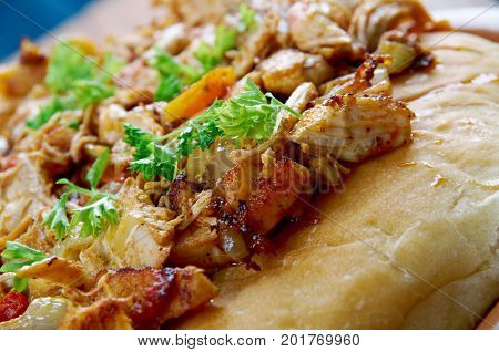 Musakhan Baked Chicken Over Bread