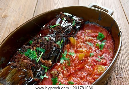 Turkish Stuffed Eggplant