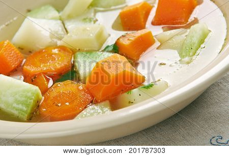 Vegetable Stew With Celery Root
