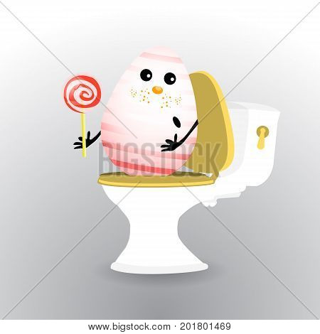 Diarrhea And Abdominal Pain Concept. Diarrhea