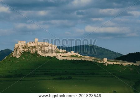 Spis castle on the hill, unesco World Heritage Site,   Slovakia