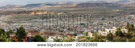 Panorama Of Antananarivo Capital Of Madagascar