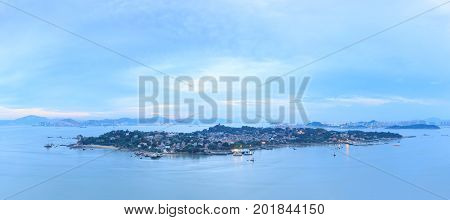 Xiamen Gulangyu Island Panoramic View Of The Island