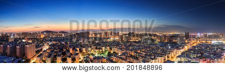 Xiamen,China - Jul 31,2015:Xiamen East Mountain Villa Evening In Xiamen City,Fujian,China