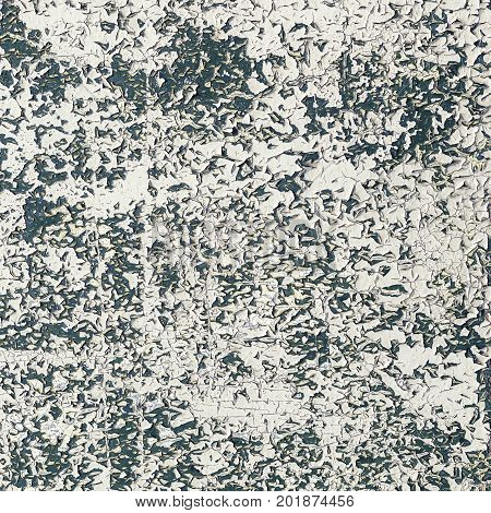 Photo of weathered peeling paint texture. Grunge background.