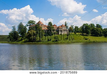 Svirz Castle  is a fortified aristocratic residence in Svirzh, Lviv Oblast, Ukraine.