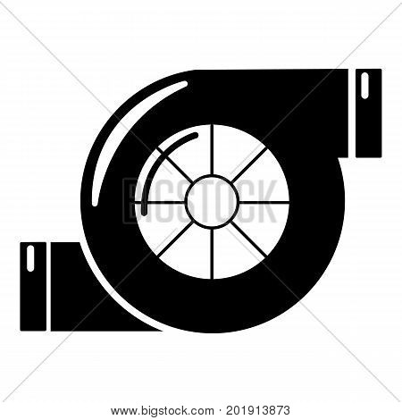 Air filter icon. Simple illustration of air filter vector icon for web