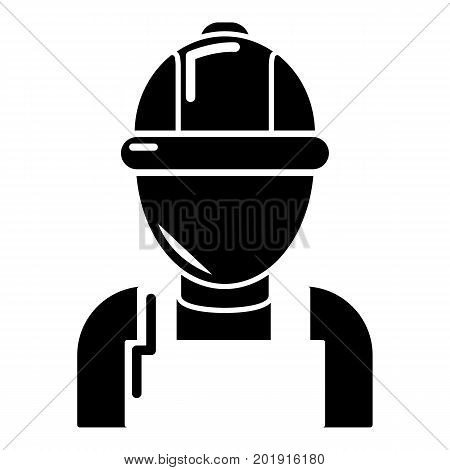 Man mechanic icon. Simple illustration of man mechanic vector icon for web