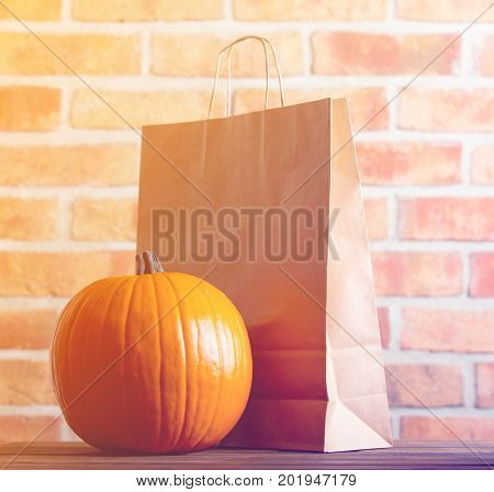 Autumn Pumpkin And Eco Package