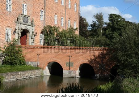 The Moat At Sostrup Castle