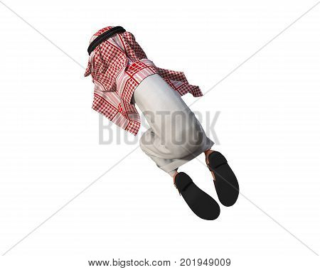3d rendering of a stylized middle eastern man.