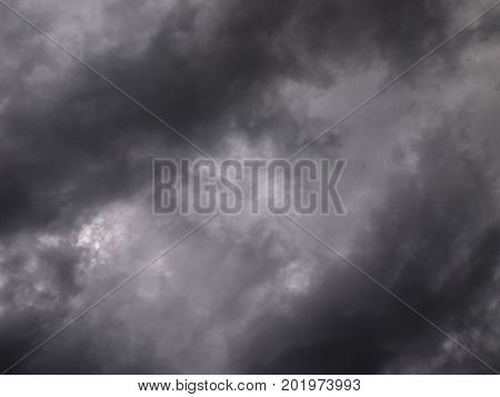 dark clouds and sky for background design.