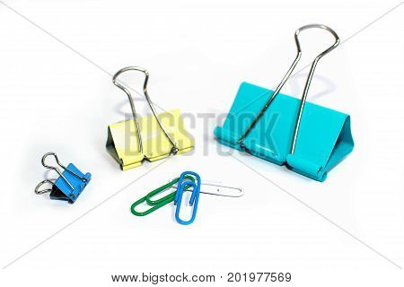 Office supplies for working area in everydey