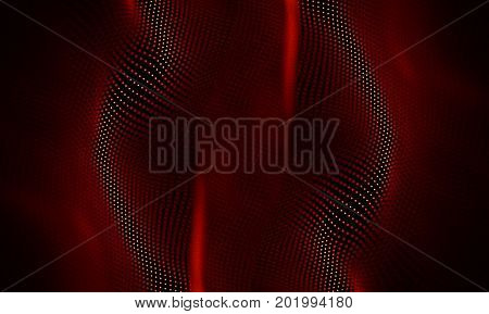 Abstract Black Geometrical Background . Connection structure. Science background. Futuristic Technology HUD Element . onnecting dots and lines . Big data visualization and Business .