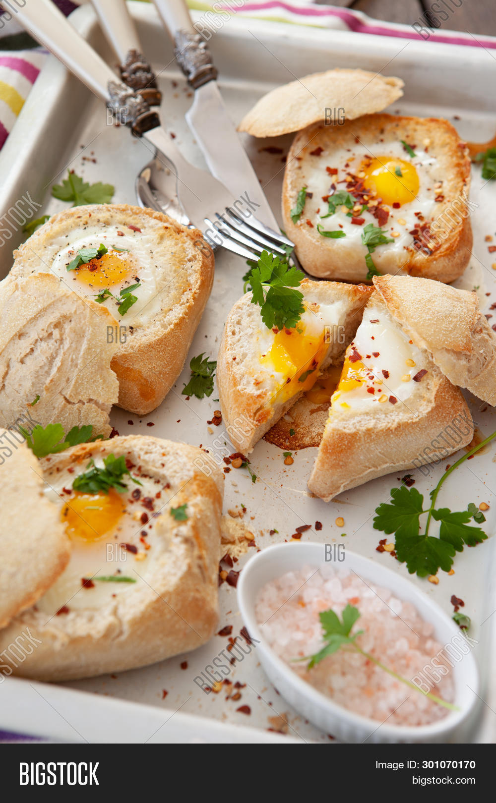Tray Baked Eggs Image & Photo (Free Trial) Bigstock