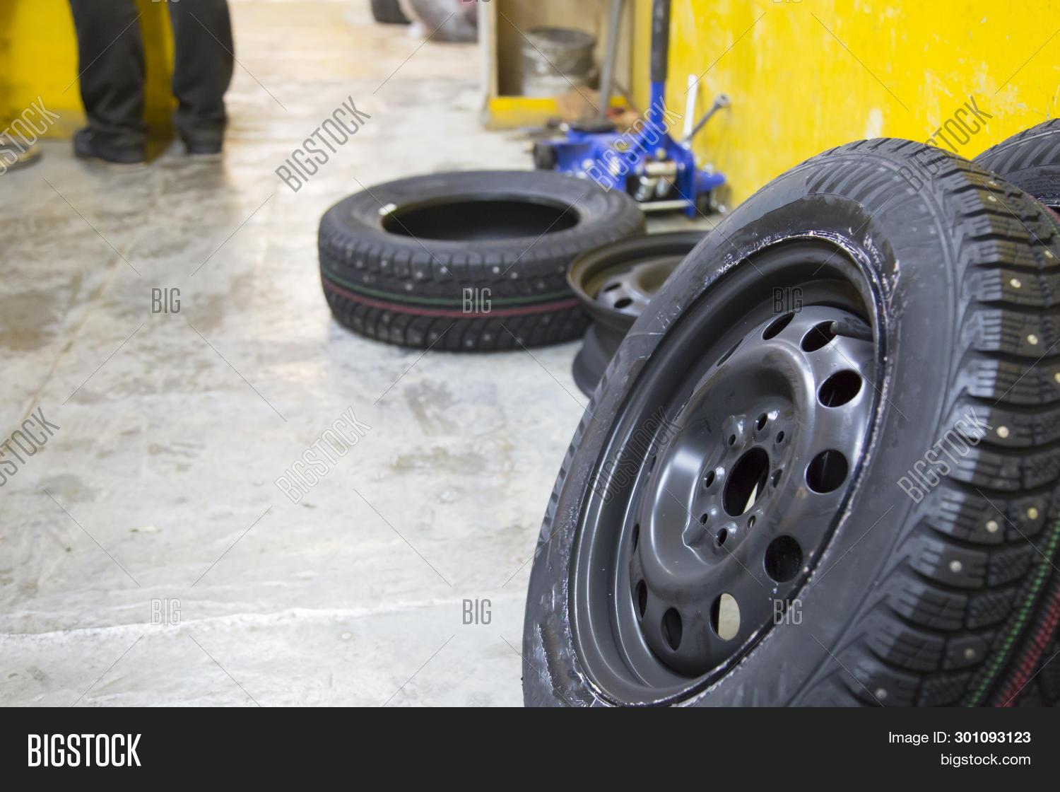 Shop Selling Tires. Image & Photo (Free Trial) Bigstock