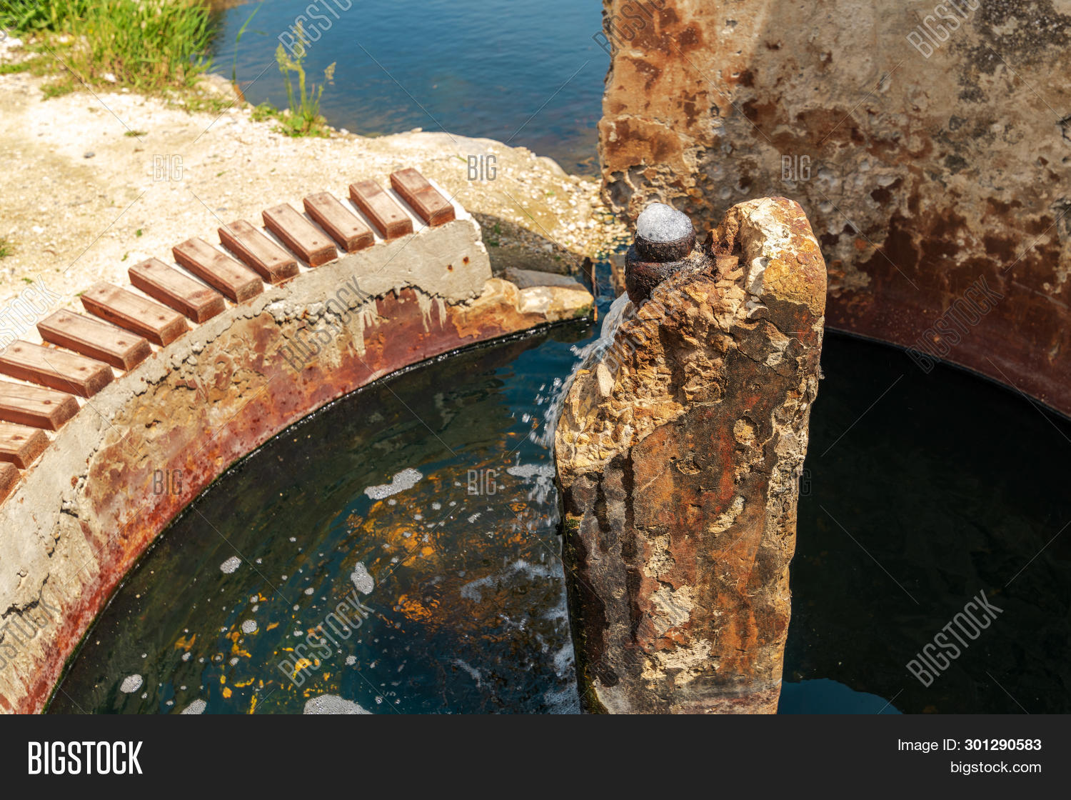 sulfur water spring image photo free trial bigstock sulfur in water