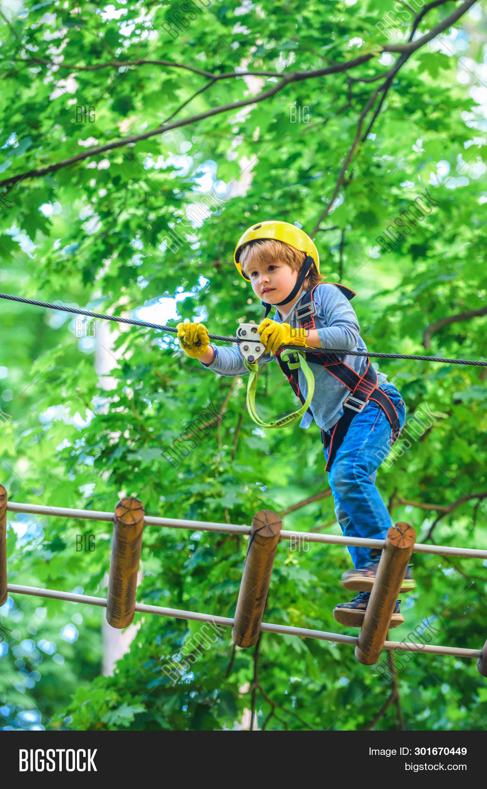 Rope Park Climbing Image & Photo (Free Trial) Bigstock