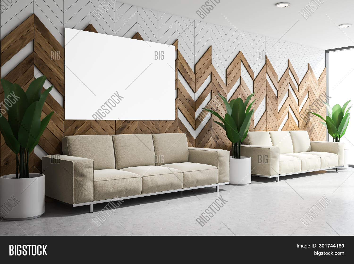 Imagen y foto White Wooden Lounge (prueba gratis) Bigstock