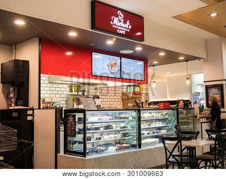 Melbourne, Australia - May 12, 2019: Michels Patisserie Is A Franchised Bakery Business, Managed By 