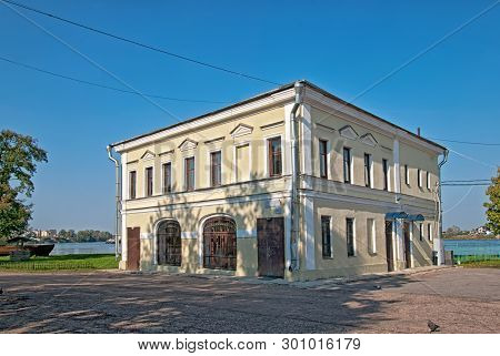 Ust-izhora, Saint-petersburg, Russia - September 19, 2018: The Building Where The Diorama Museum Of 