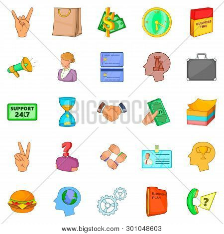 Equipage Icons Set. Cartoon Set Of 25 Equipage Icons For Web Isolated On White Background