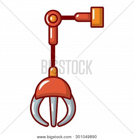Mechanical Grabber Icon. Cartoon Illustration Of Mechanical Grabber Icon For Web.