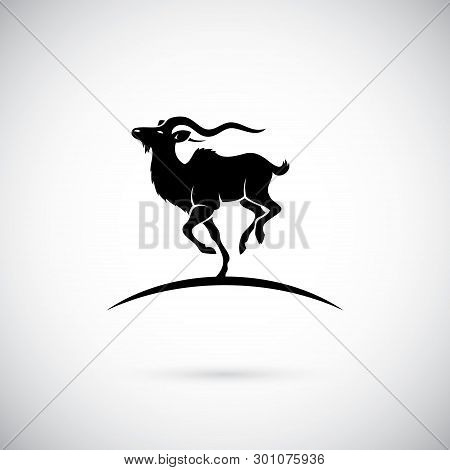 Kudu Antelope Sign - Vector Illustration - Vector