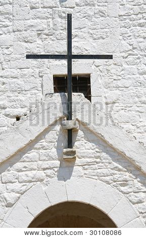 St. Maria di Barsento Church. Noci. Puglia. Italien.