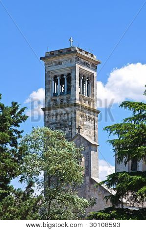 Madonna della Scala Abbey. Noci. Puglia. Italien.