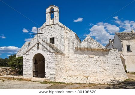 St. Maria di Barsento Church. Noci. Puglia. Italien.