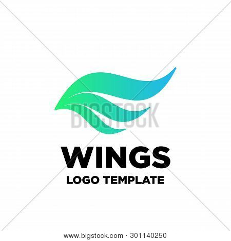 Wings Ornament Vector Abstract Decoration Icon Lement