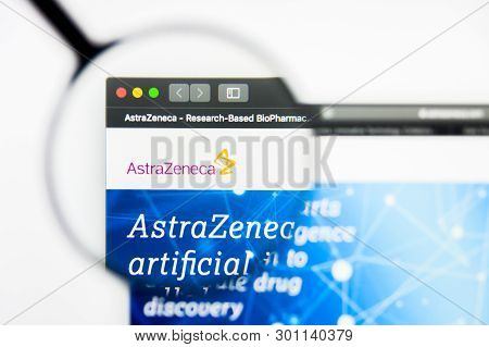 Richmond, Virginia, Usa - 9 May 2019: Illustrative Editorial Of Astrazeneca Plc Website Homepage. As