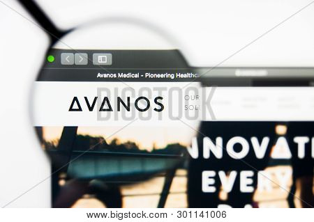 Richmond, Virginia, Usa - 9 May 2019: Illustrative Editorial Of Avanos Medical Inc Website Homepage.