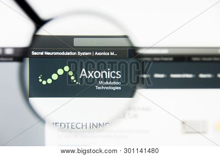 Richmond, Virginia, Usa - 9 May 2019: Illustrative Editorial Of Axonics Modulation Technologies Inc 