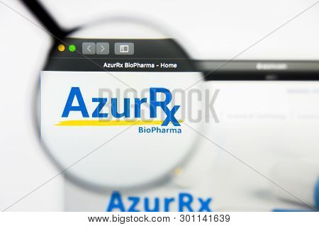 Richmond, Virginia, Usa - 9 May 2019: Illustrative Editorial Of Azurrx Biopharma Inc Website Homepag