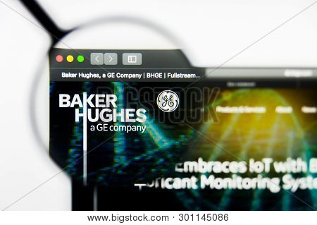Richmond, Virginia, Usa - 9 May 2019: Illustrative Editorial Of Baker Hughes A Ge Company Website Ho