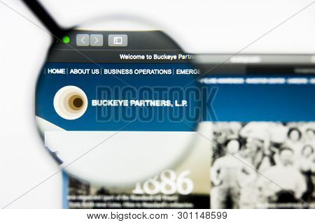 Richmond, Virginia, Usa - 9 May 2019: Illustrative Editorial Of Buckeye Partners Lp Website Homepage